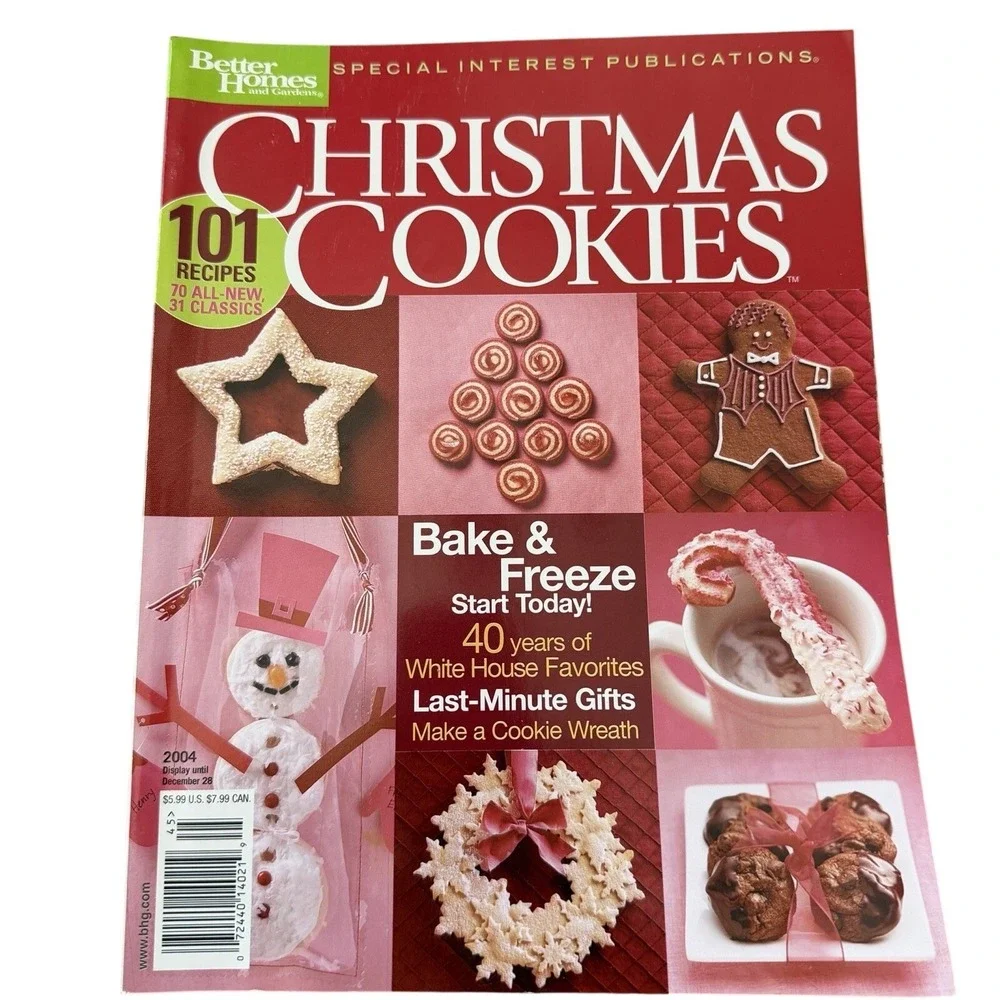 Better Homes and Gardens Magazines Lot of‎ 5 Holiday Baking Cookies Recipes